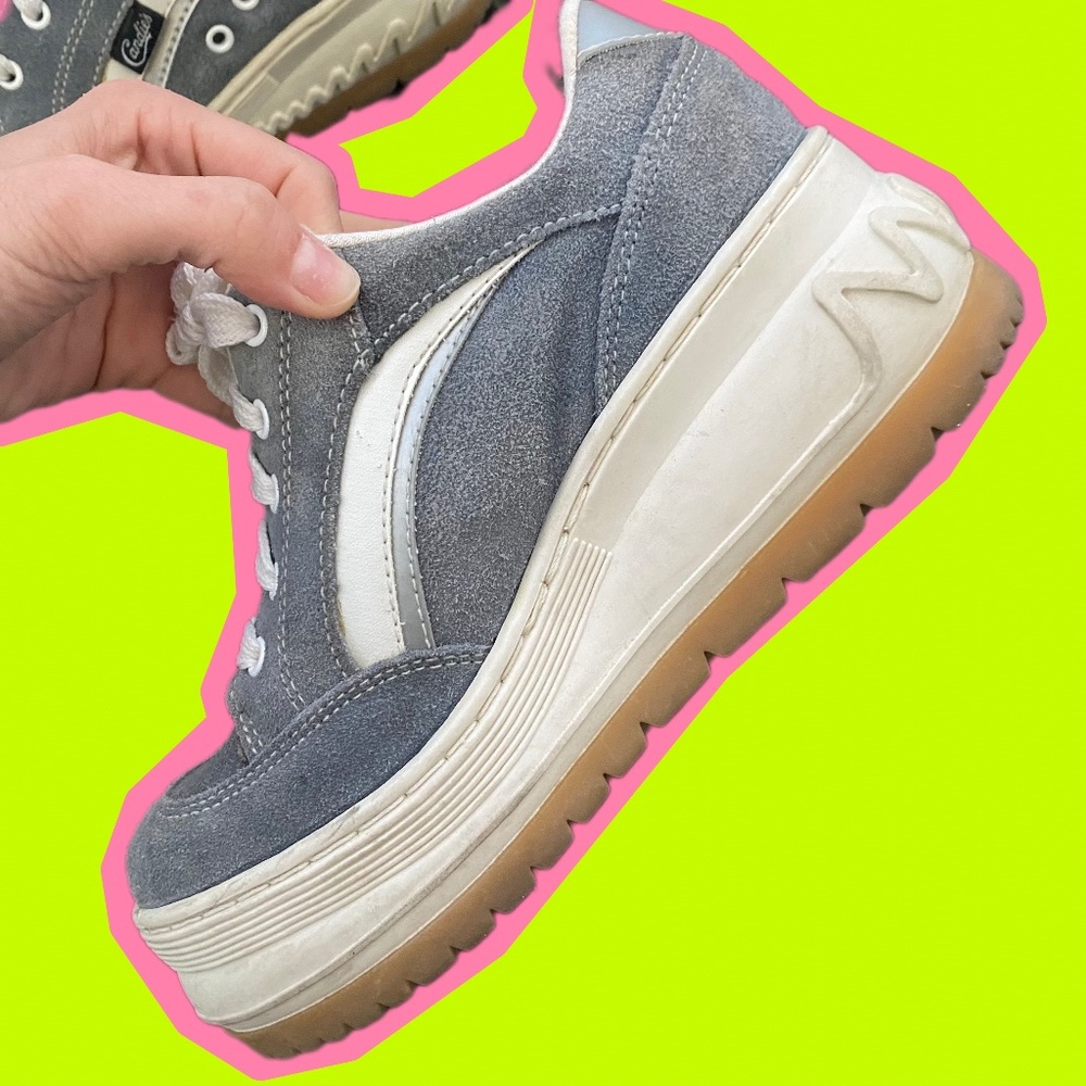 90s Candies Blue Platform Sneakers - Picture 3 of 12